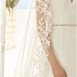 VELO DE NOVIA S422 BIANCO EVENTO - Imagen 1