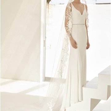 VELO DE NOVIA S422 BIANCO EVENTO - Imagen 2