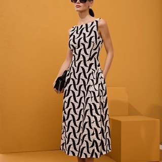 VESTIDO ARGGIDO MIDI PIEZAS CADERA 49606 - Imagen 1