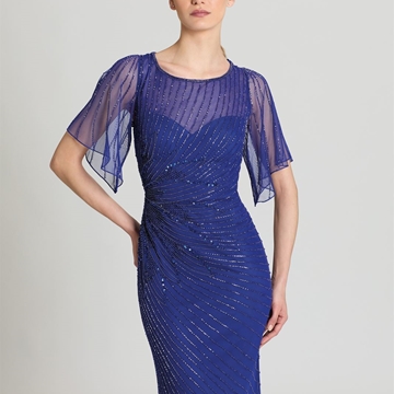 VESTIDO CEREMONIA MADRINA DEMETRIOS D391 - Imagen 2