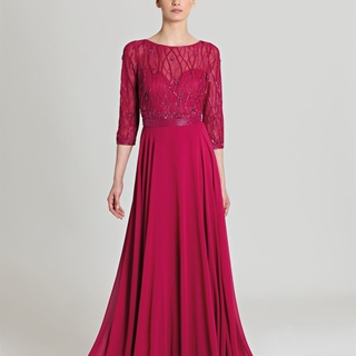 VESTIDO CEREMONIA MADRINA DEMETRIOS D399 - Imagen 1