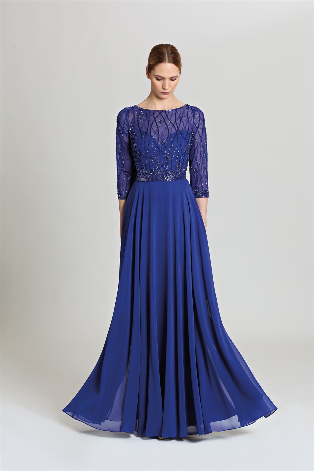 VESTIDO CEREMONIA MADRINA DEMETRIOS D399 - Imagen 2