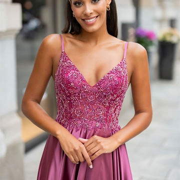 Vestido de Fiesta 0959 CHRISTIAN KOEHLERT Anemone Purple - Imagen 2