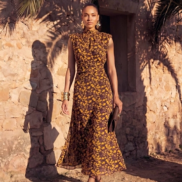 Vestido de fiesta Betzzia 26521 floral elegante – Colección Otoño - Imagen 1