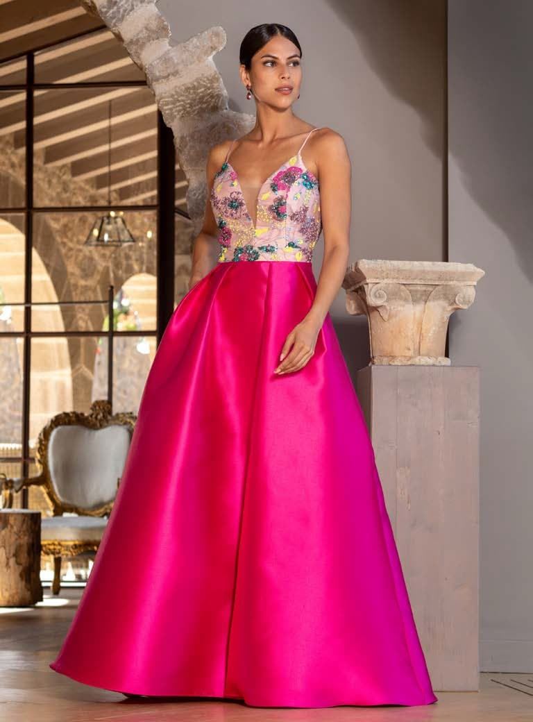 Vestido de Fiesta Betzzia Carol Ruiz 25215 - Imagen 1