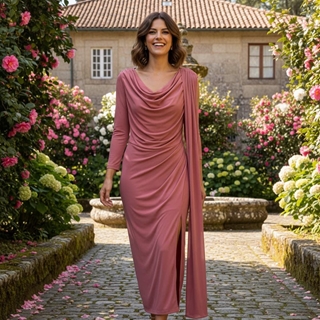 VESTIDO DE FIESTA BLANCA MARTÍN BRUNA - Imagen 1