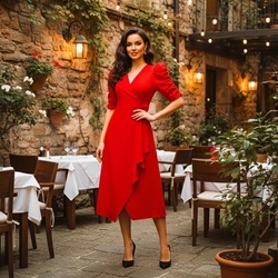 VESTIDO DE FIESTA CASTING 1028 - Imagen 2