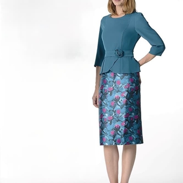 Vestido de Fiesta Creaciones Carfi Modelo  26925 - Imagen 2