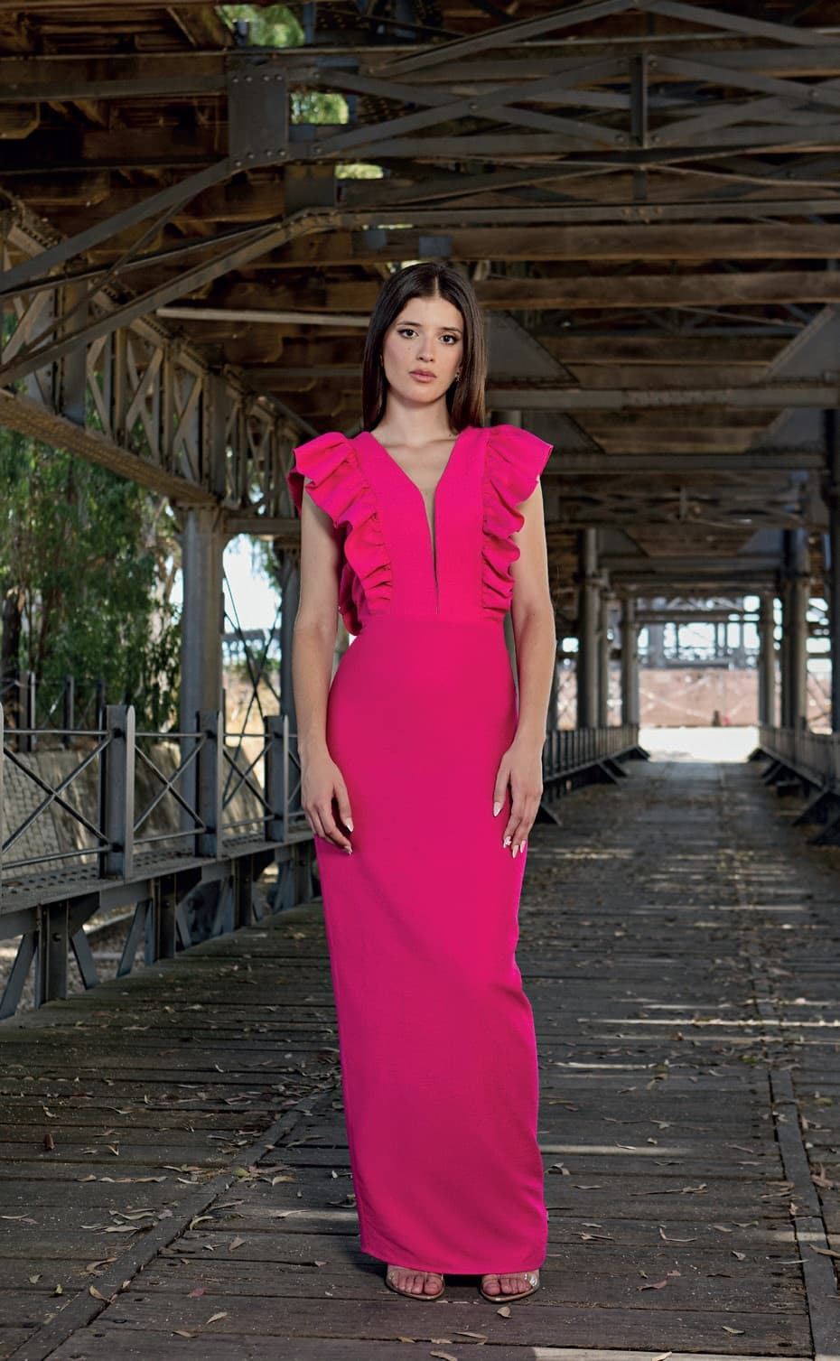 VESTIDO DE FIESTA DANIELLA BY NURIBEL 828 - Imagen 1