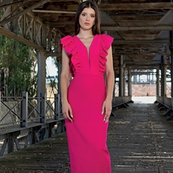 VESTIDO DE FIESTA DANIELLA BY NURIBEL 828 - Imagen 1