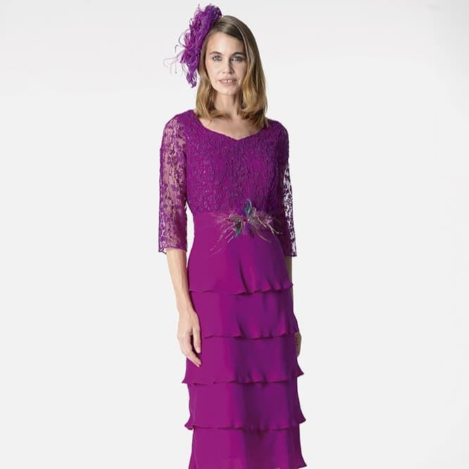 Vestido de fiesta de Creaciones Carfi Modelo 26924 - Imagen 1