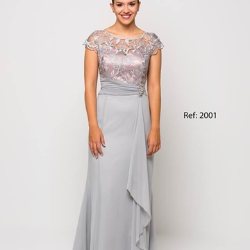 VESTIDO DE FIESTA DE LUISA JARO 2001 - Imagen 1