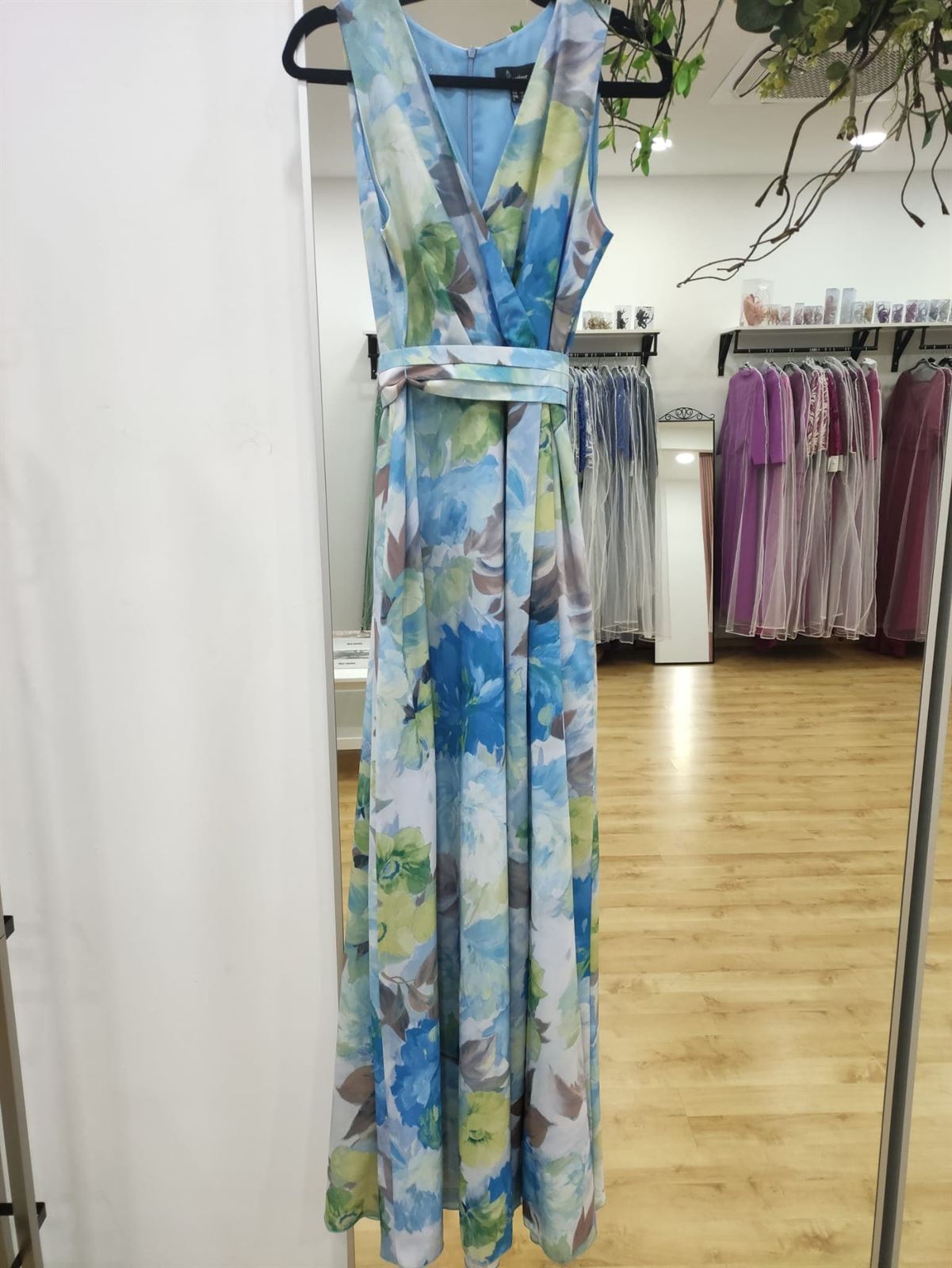 VESTIDO DE FIESTA ESTAMPADO CASTING CT25V5038.15 - Imagen 2