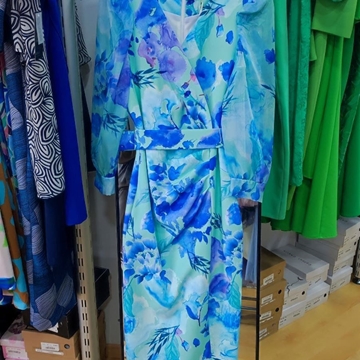 VESTIDO DE FIESTA ESTAMPADO CENTELLA 4625 - Imagen 2