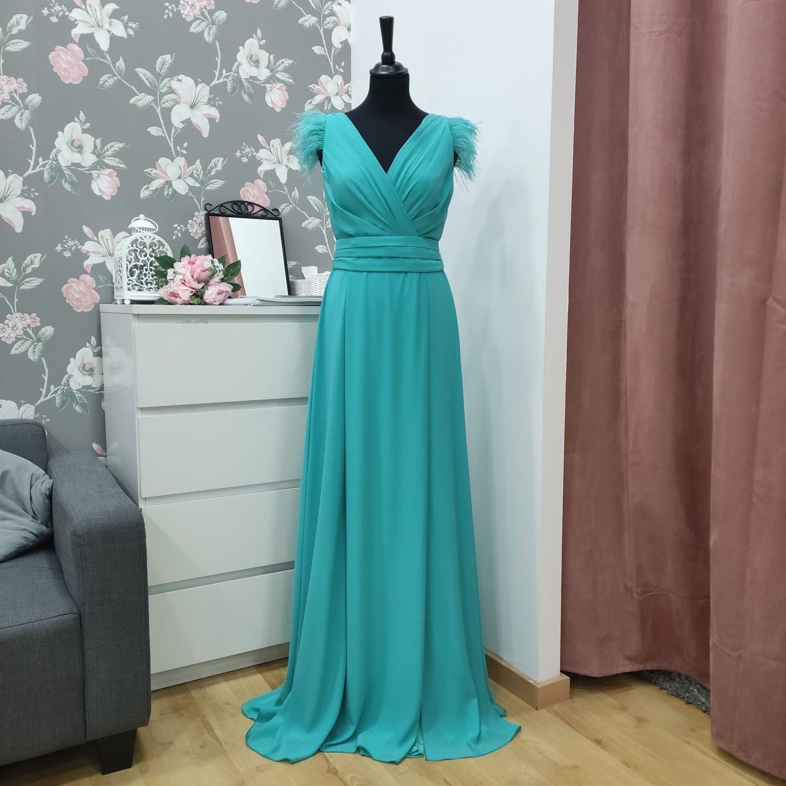 VESTIDO DE FIESTA JUAN MARCOS MODELO 2641 - Imagen 4