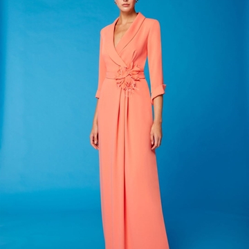 VESTIDO DE FIESTA LARGO CARLA RUIZ 51605 - Imagen 1