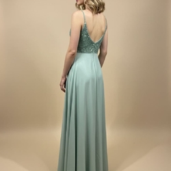 VESTIDO DE FIESTA LARGO DORIA 2519 - Imagen 2