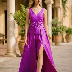 VESTIDO DE FIESTA LARGO JUAN MARCOS 3064 - Imagen 1