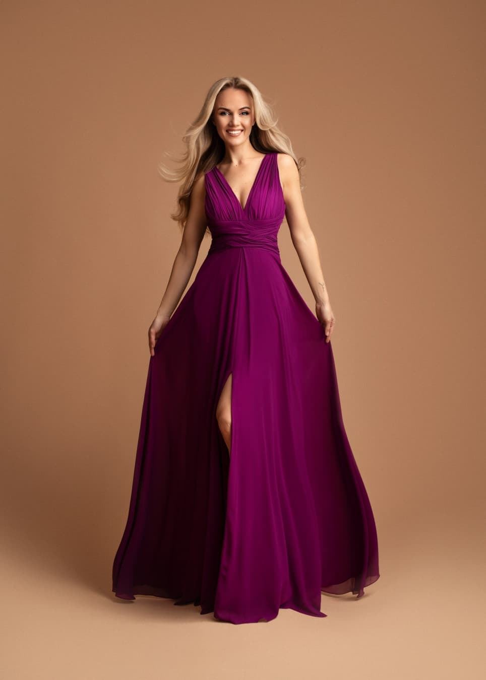 VESTIDO DE FIESTA LARGO MARION 1508 - Imagen 1