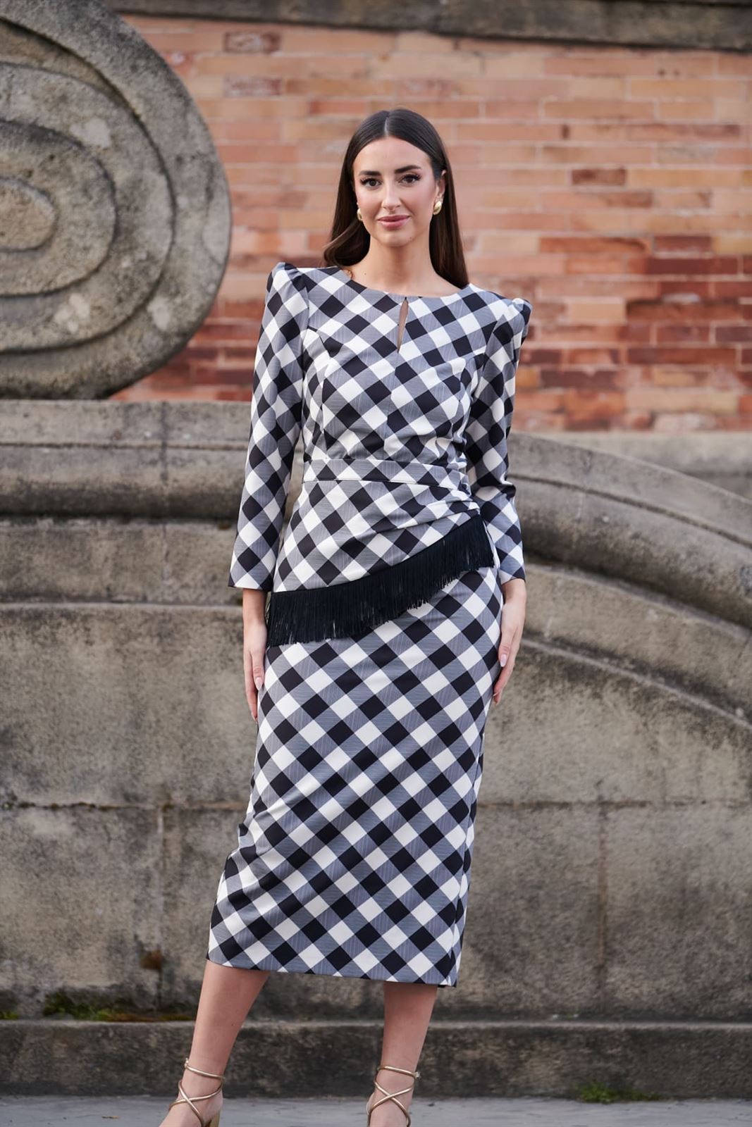 VESTIDO DE FIESTA LOLA LUNARES 1812 - Imagen 1