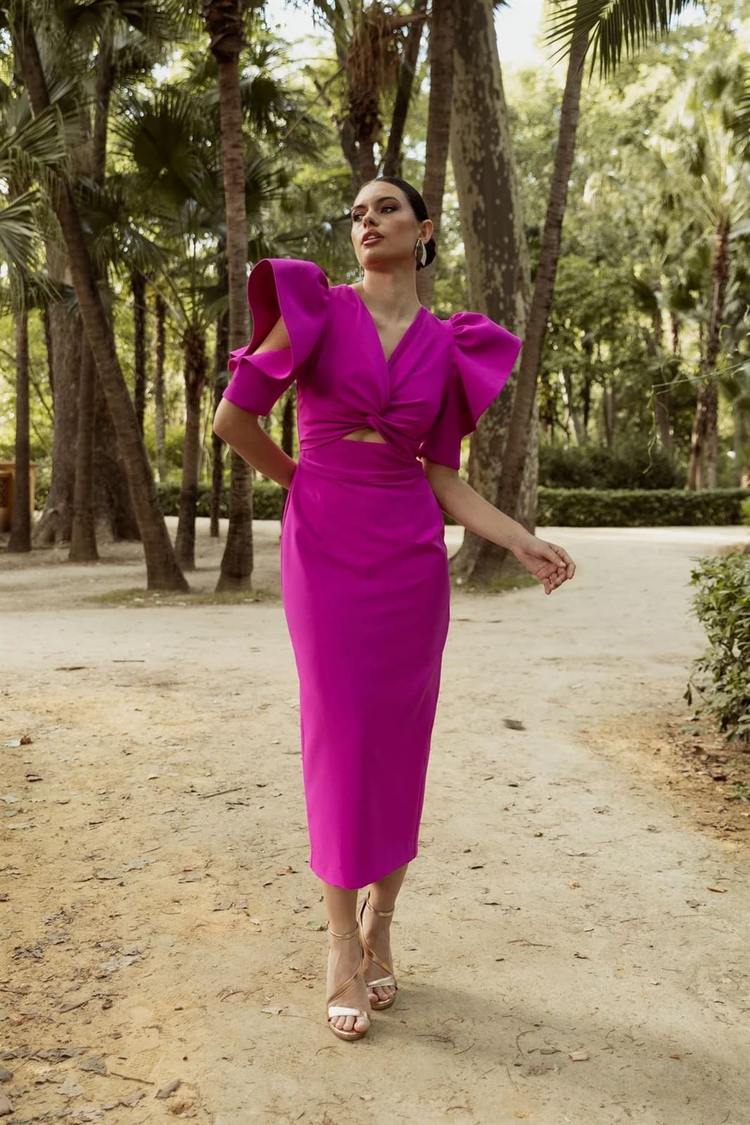 VESTIDO DE FIESTA MAGNOLIA KOBUS ALIN - Imagen 3