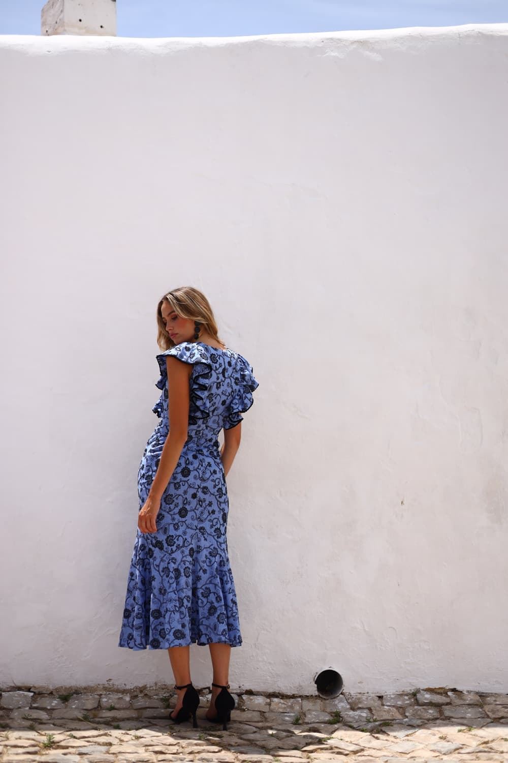 VESTIDO DE FIESTA MAGNOLIA KOBUS DORADO - Imagen 3