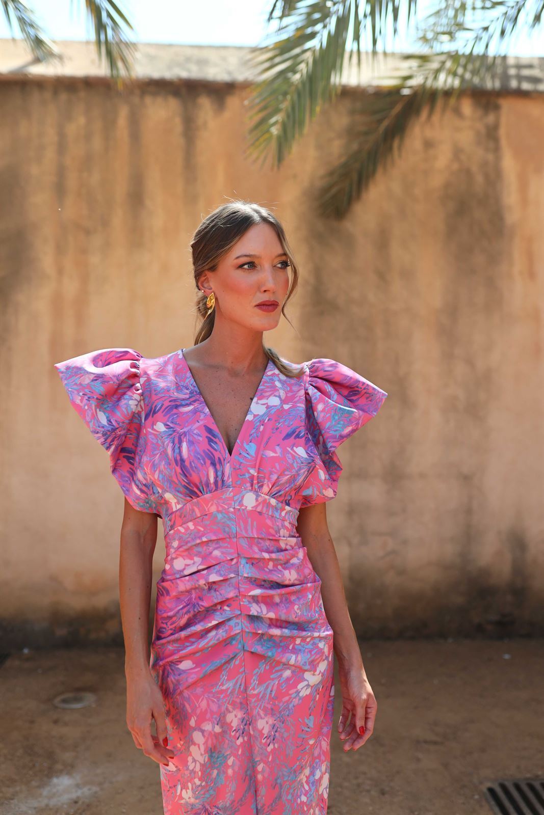 VESTIDO DE FIESTA MAGNOLIA KOBUS NIKITA ESTAMPADO - Imagen 2