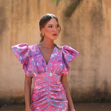 VESTIDO DE FIESTA MAGNOLIA KOBUS NIKITA ESTAMPADO - Imagen 2