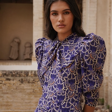 VESTIDO DE FIESTA MAGNOLIA KOBUS ROSALIE ESTAMPADO - Imagen 2