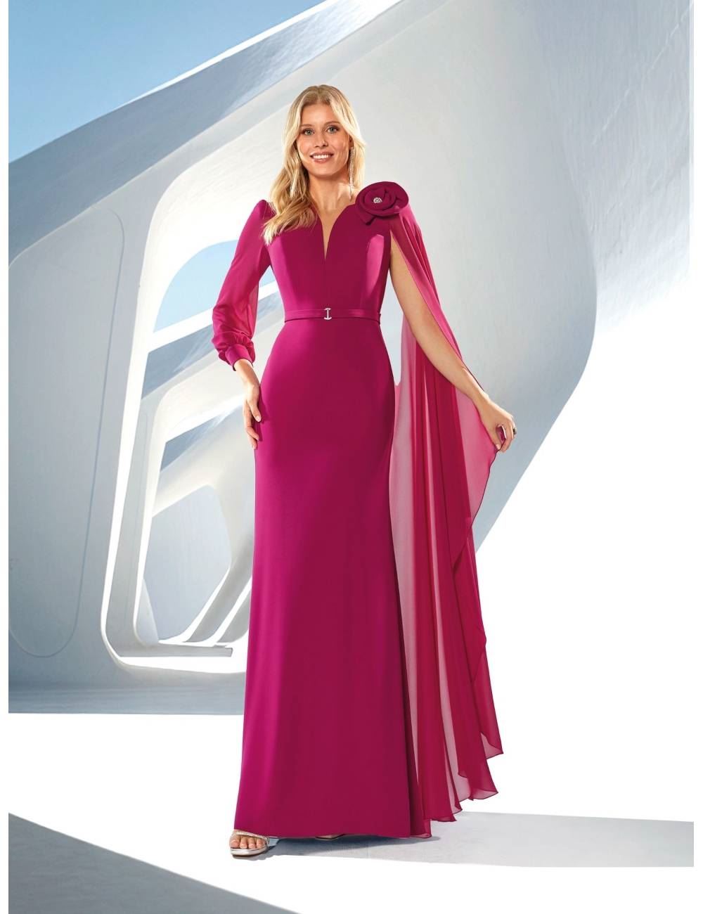 VESTIDO DE FIESTA NATI JIMENEZ 806 - Imagen 1