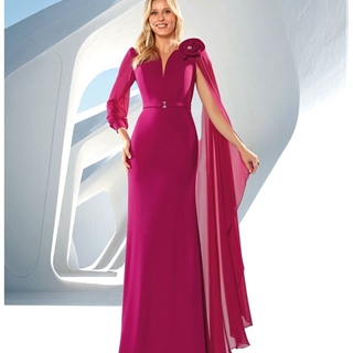 VESTIDO DE FIESTA NATI JIMENEZ 806 - Imagen 1