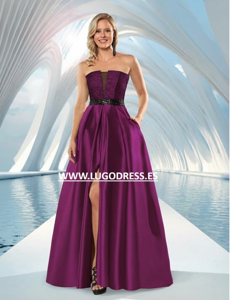 VESTIDO DE FIESTA NATI JIMENEZ 826-827 - Imagen 1