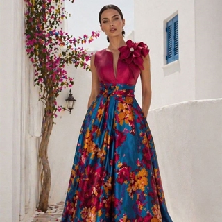 VESTIDO DE FIESTA NATI JIMENEZ 900 - Imagen 1