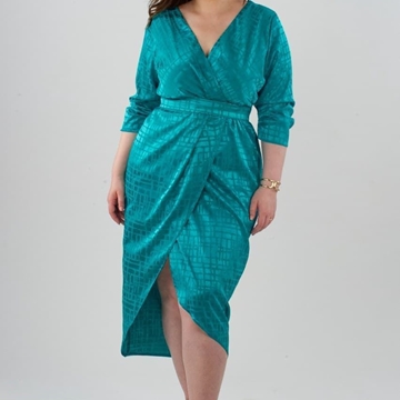 VESTIDO DE FIESTA TALLA GRANDE 251824 MIA MIRÓ - Imagen 1