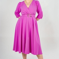 VESTIDO DE FIESTA TALLA GRANDE 261810 MIA MIRÓ - Imagen 1