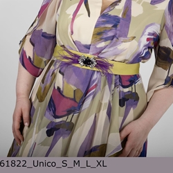 VESTIDO DE FIESTA TALLA GRANDE 261822 MIA MIRÓ - Imagen 2