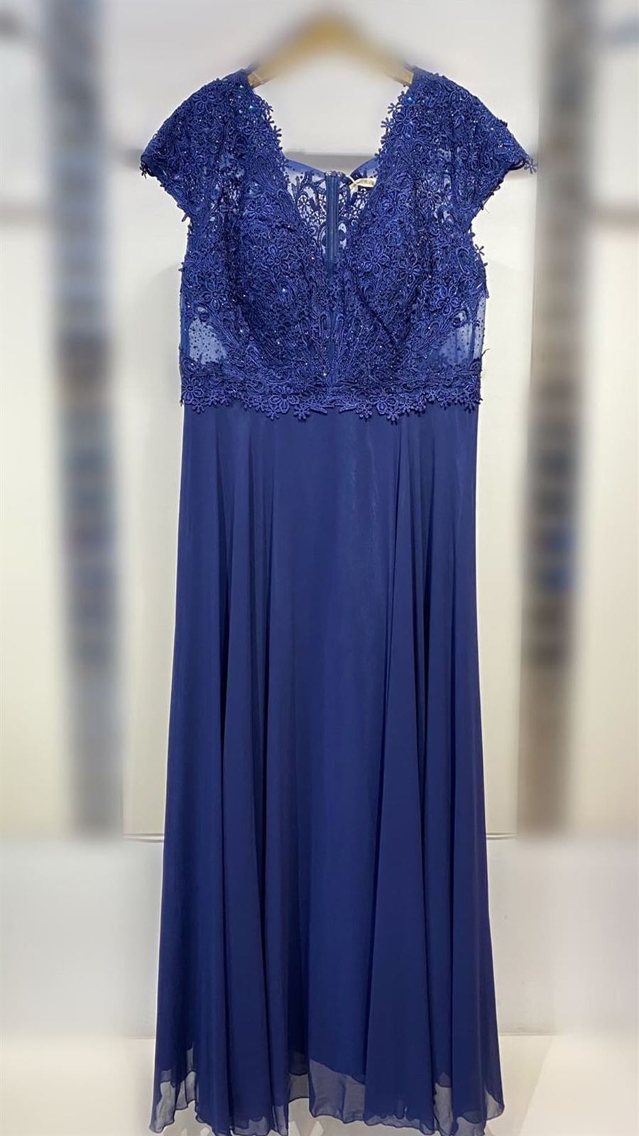 VESTIDO DE FIESTA TALLA GRANDE MARINA 8891 - Imagen 2