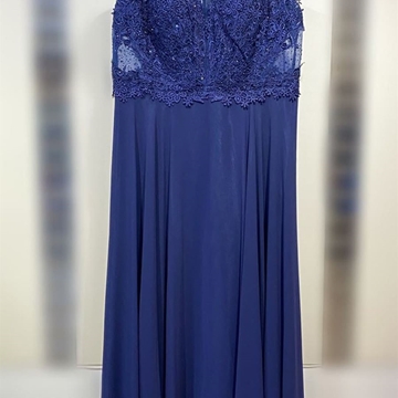 VESTIDO DE FIESTA TALLA GRANDE MARINA 8891 - Imagen 2