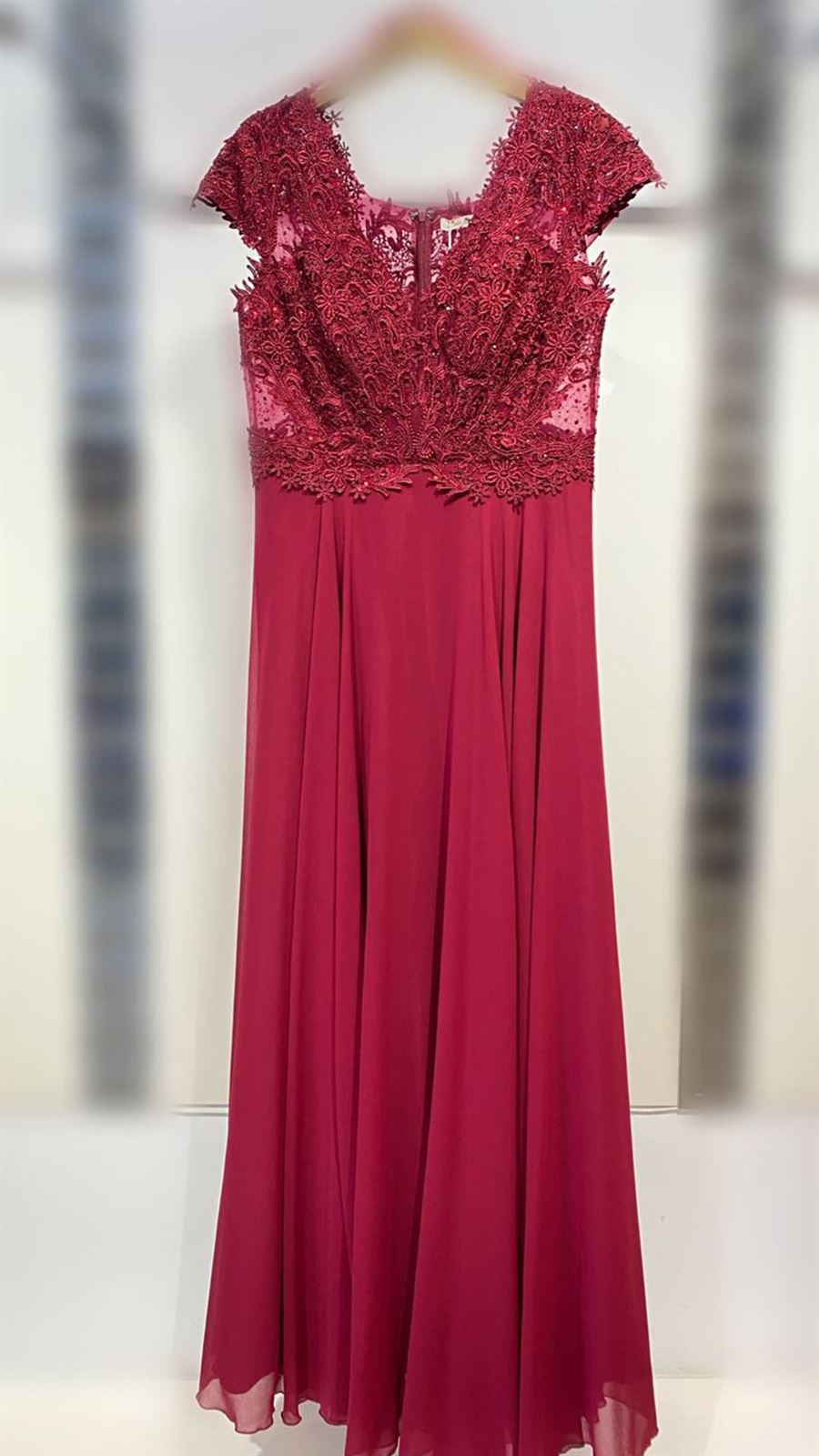 VESTIDO DE FIESTA TALLA GRANDE MARINA 8891 - Imagen 3