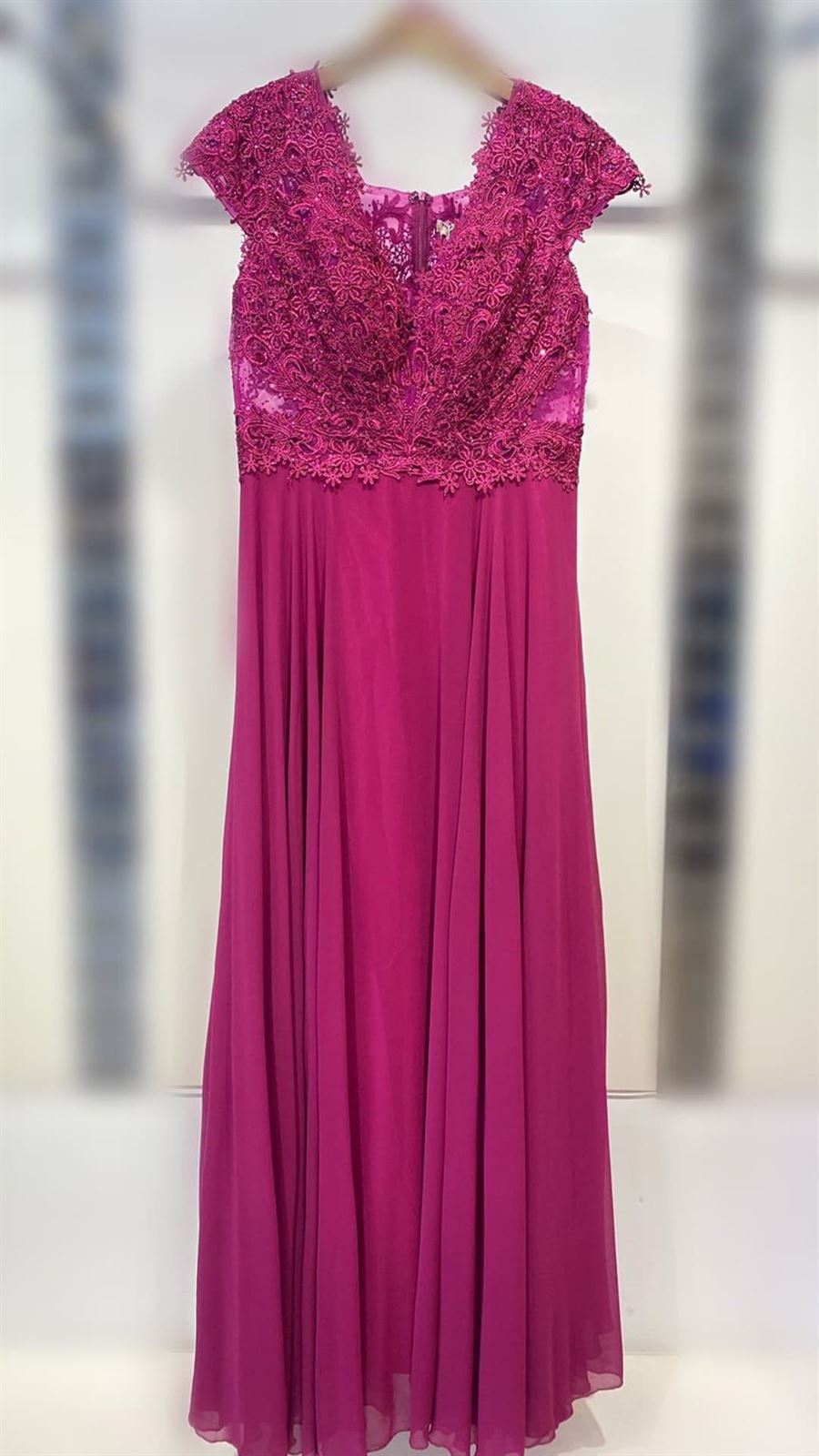 VESTIDO DE FIESTA TALLA GRANDE MARINA 8891 - Imagen 4