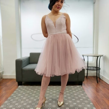 VESTIDO DE FIESTA TUL Y BRILLO 9280 - Imagen 2