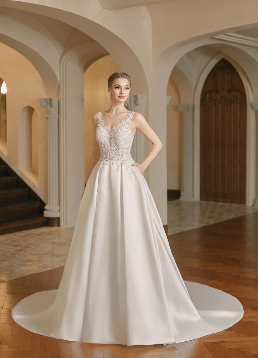 VESTIDO DE NOVIA ALMA COUTURE 610 - Imagen 1