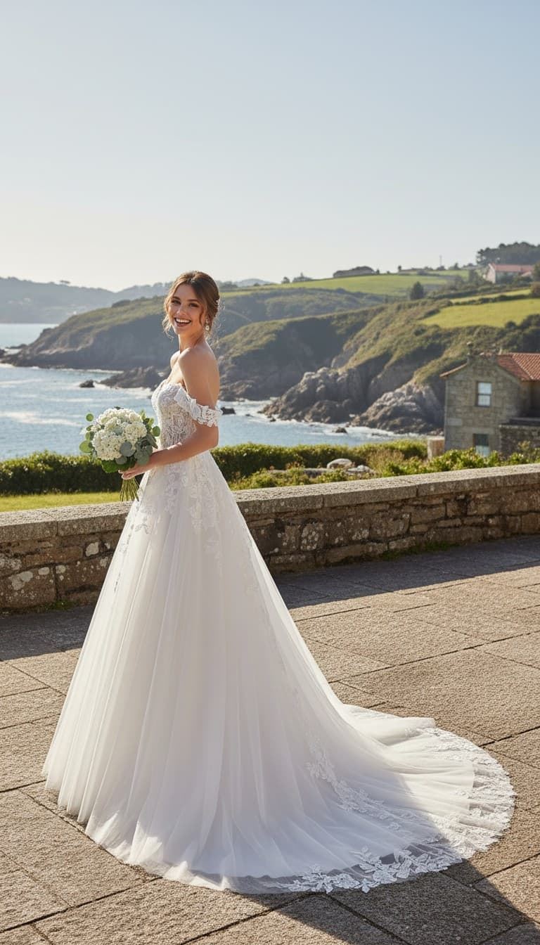 VESTIDO DE NOVIA ALMA COUTURE 672 - Imagen 1