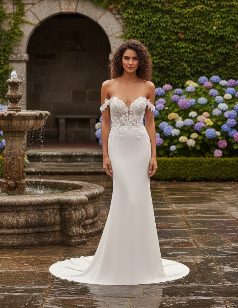 VESTIDO DE NOVIA ALMA COUTURE 696 - Imagen 1