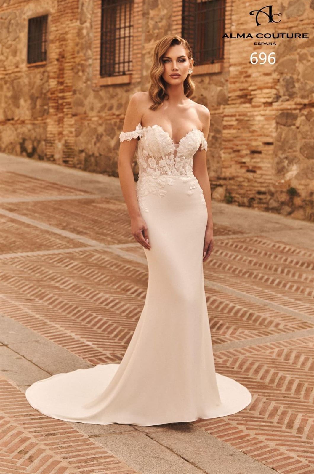 VESTIDO DE NOVIA ALMA COUTURE 696 - Imagen 2