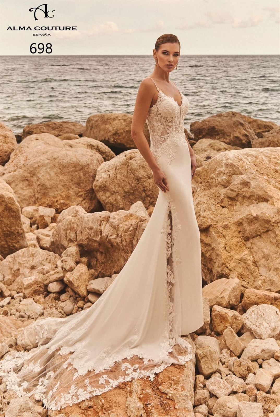 VESTIDO DE NOVIA ALMA COUTURE 698 - Imagen 2