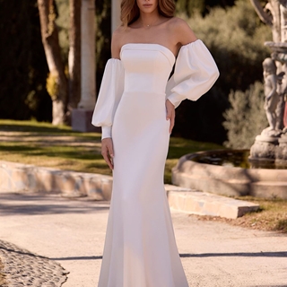 Vestido de Novia Audrey de Bianco Evento - Imagen 1