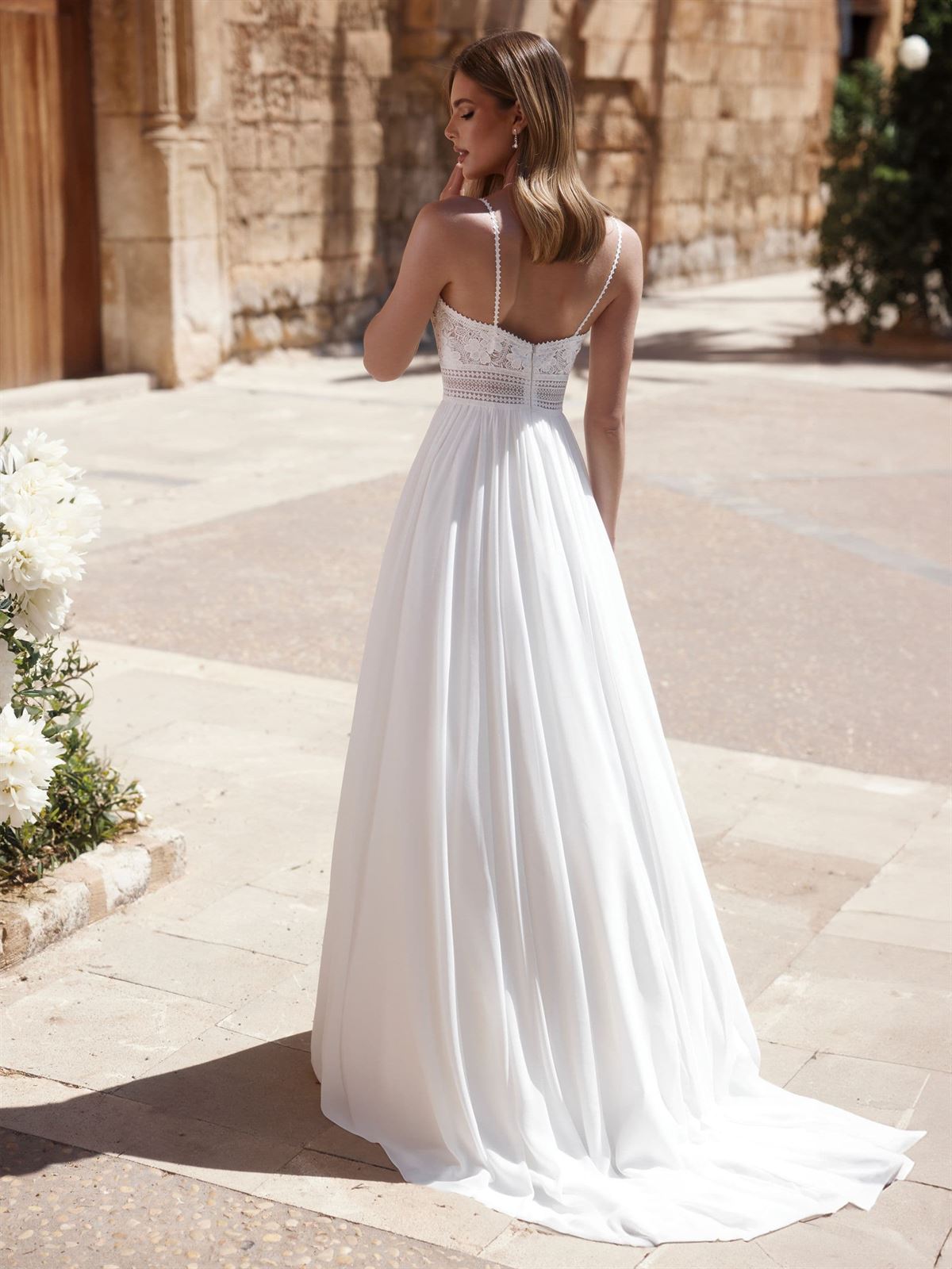 VESTIDO DE NOVIA BIANCO EVENTO ARIA - Imagen 3