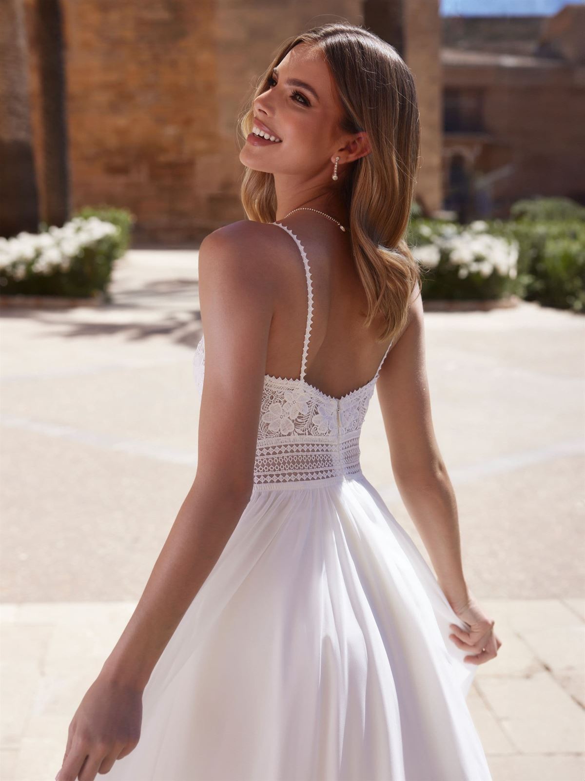 VESTIDO DE NOVIA BIANCO EVENTO ARIA - Imagen 4