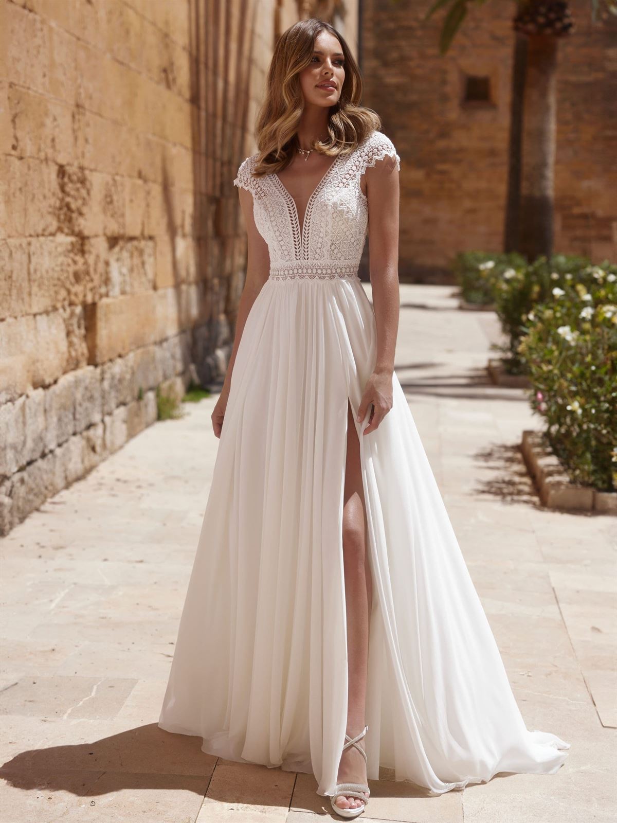 VESTIDO DE NOVIA BIANCO EVENTO WARYS - Imagen 1